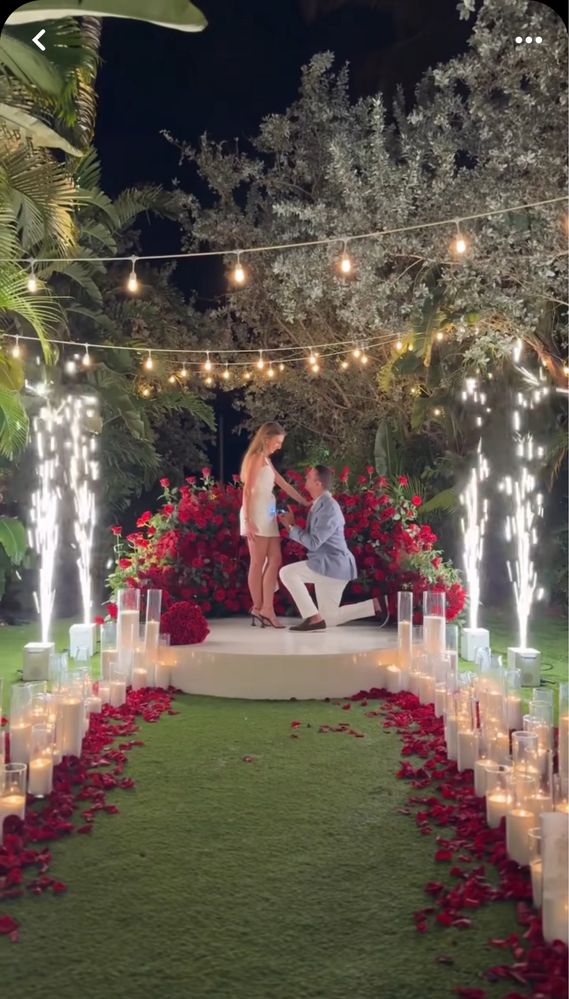 Предложение руки и сердца! Эксклюзивное оформление MARRY ME