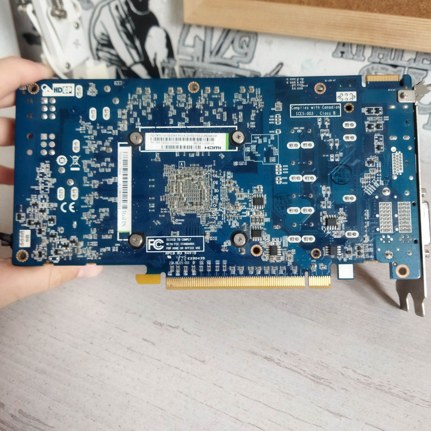 Видеокарта Sapphire Dual-x HD7850 1G GDDR5
