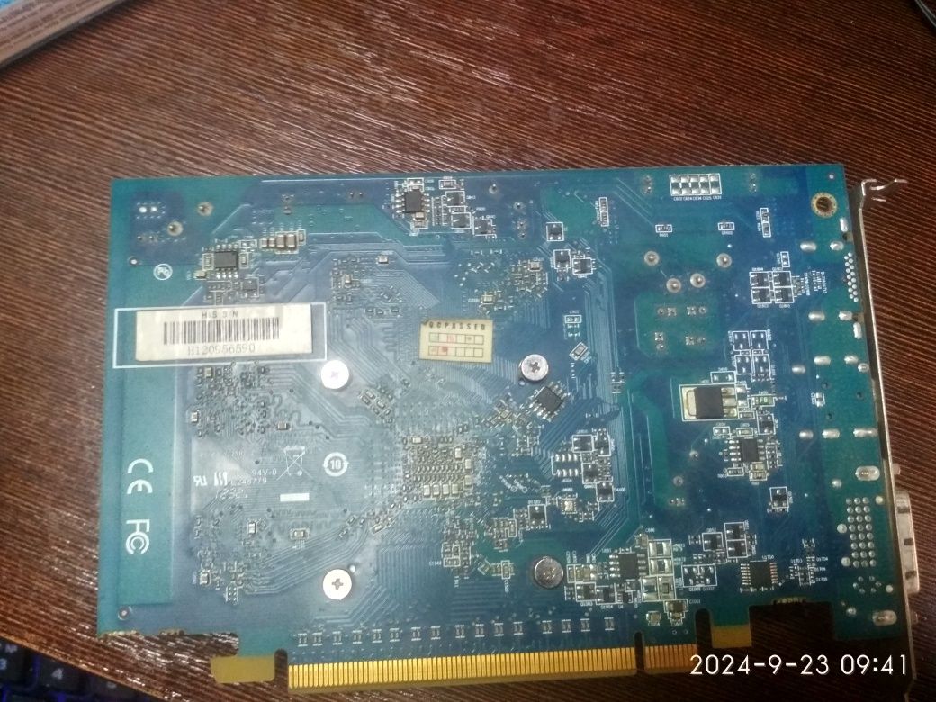 Видеокарта AMD 7750 неисправна
