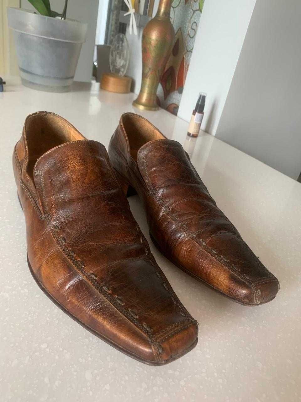 Туфли мужские классика Gianmarco Lorenzi (Италия) 43р. Оригинал