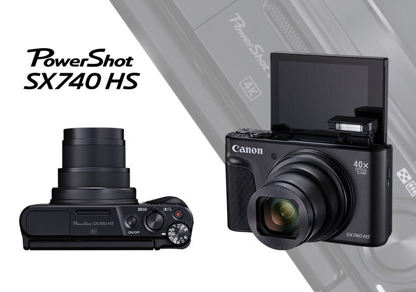 Новинка!!! Фотоаппарат Canon SX 740HS Черный / Новый!/ Kaspi Qr /Halyk