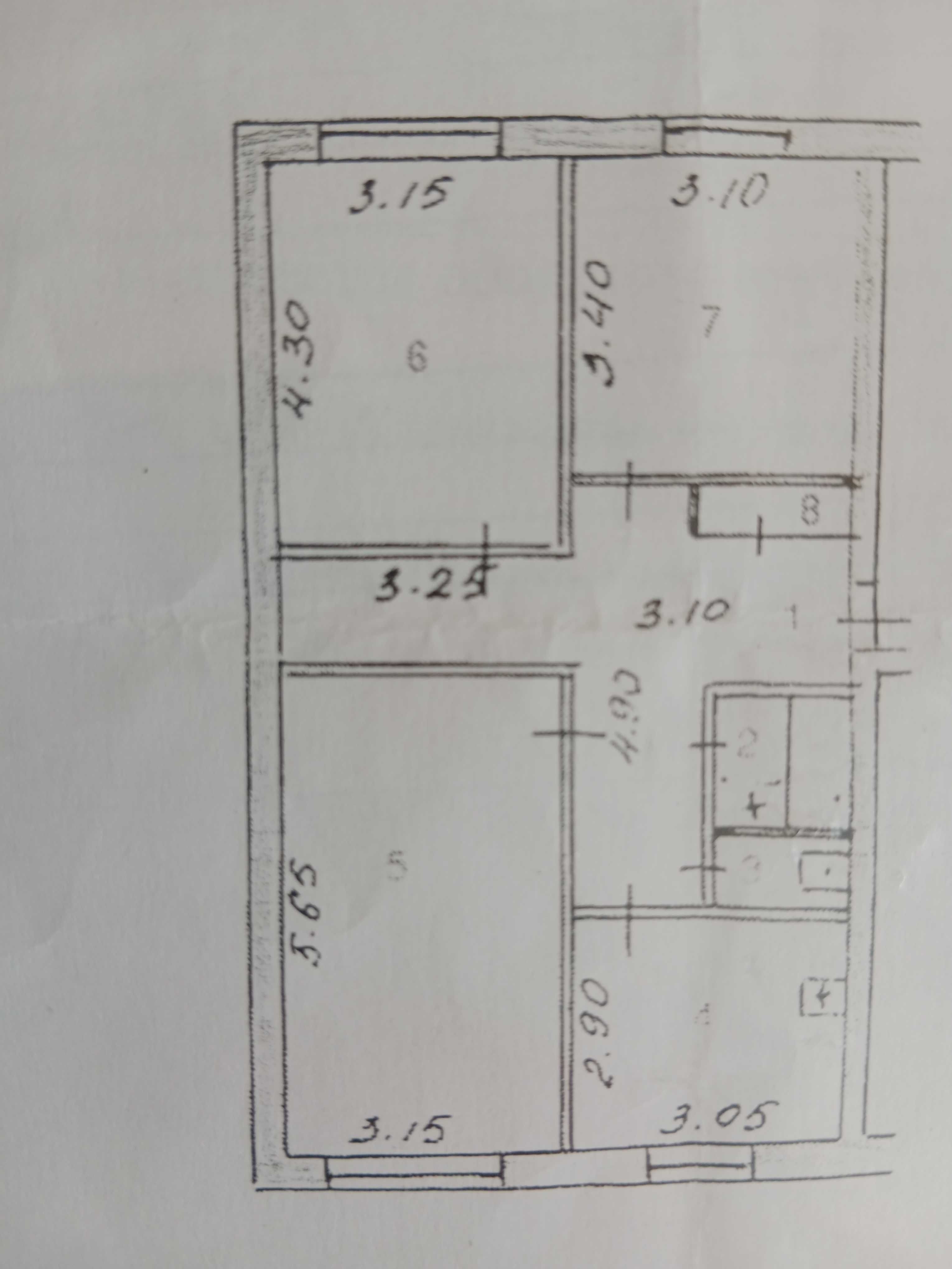 Продам 3-х комнатную
