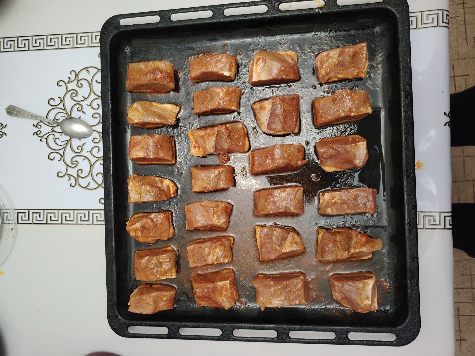 Маринованное мясо из утиной грудки для шашлыка и барбекю