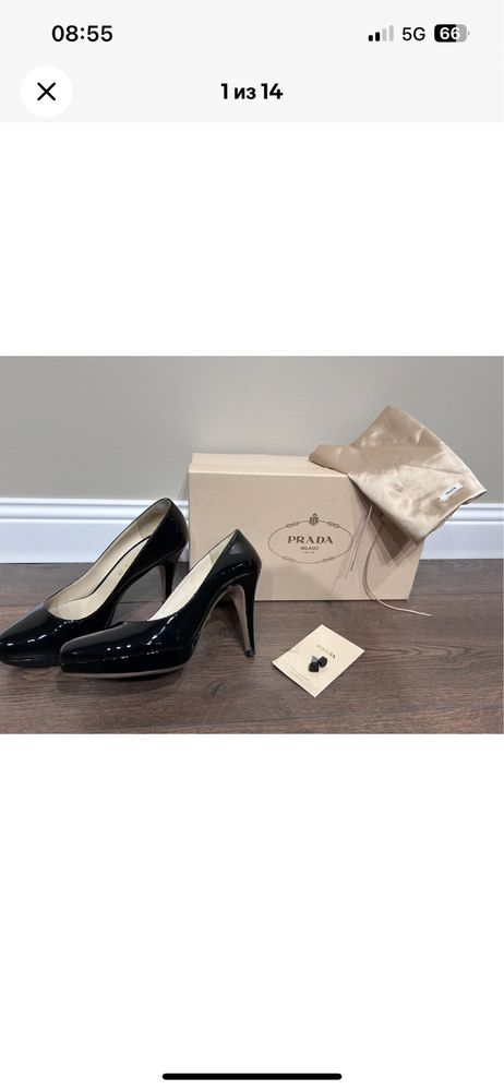 Prada туфли оригинал 36 р