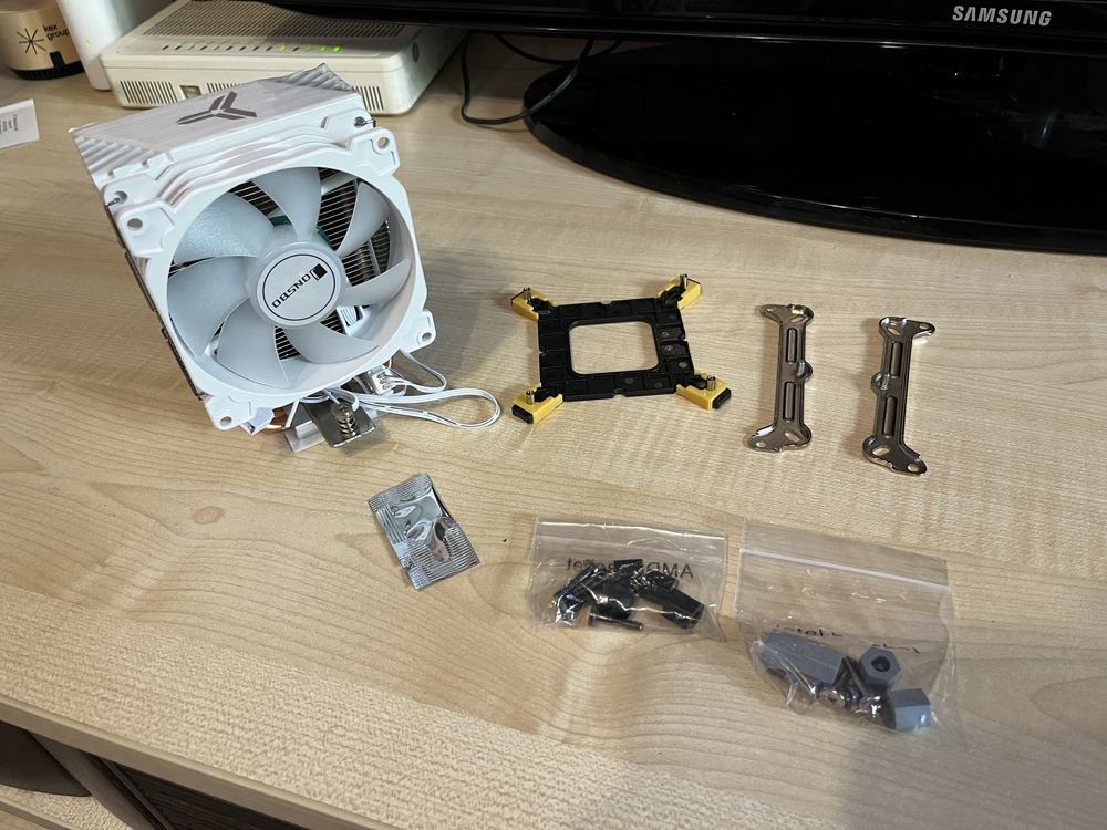 Куллер 115x/1200/1700/1851 AMD AM4/AM5 (белый)