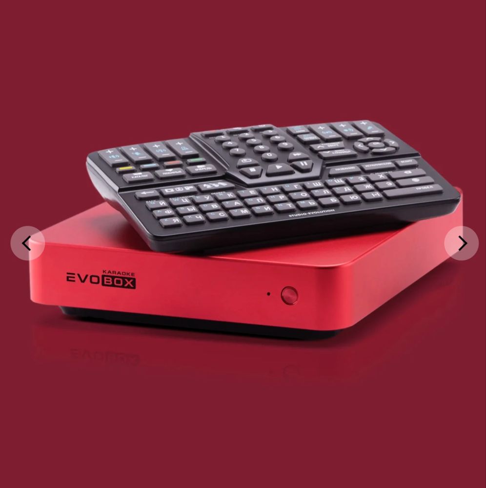 Караоке-система Evobox рубиновая +Se200D+EvoSound Bar бежевый