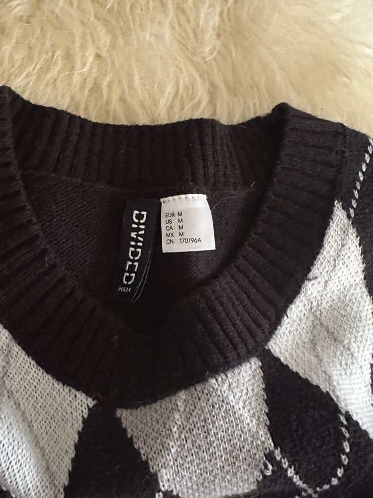 Свитер-жилет чёрный H&M
