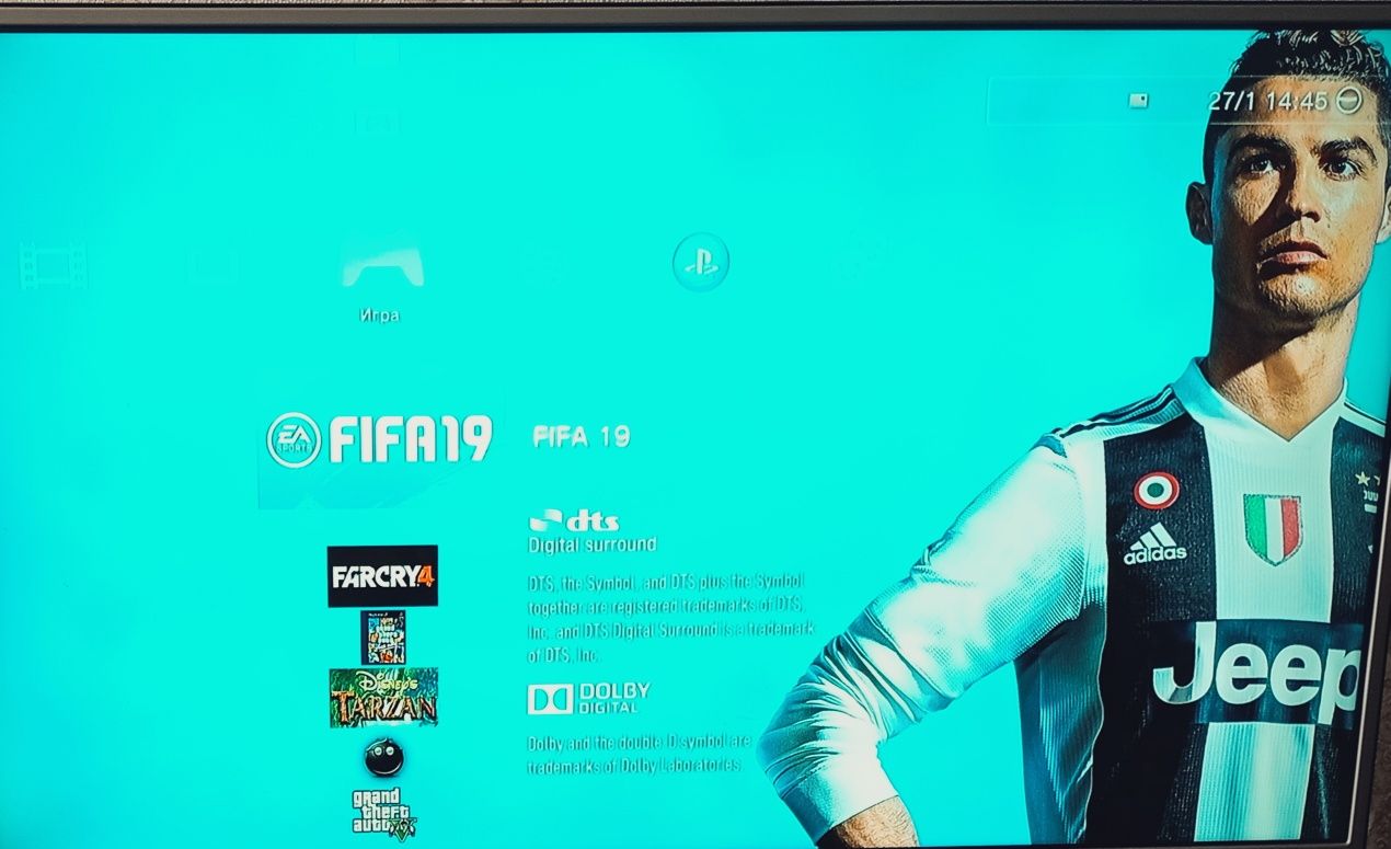 Прошитая PS3 Slim 45 игр, 500гб