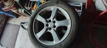 Комплект оригинал дисков R17 с резиной Kumho 215/55 R17 на Субару