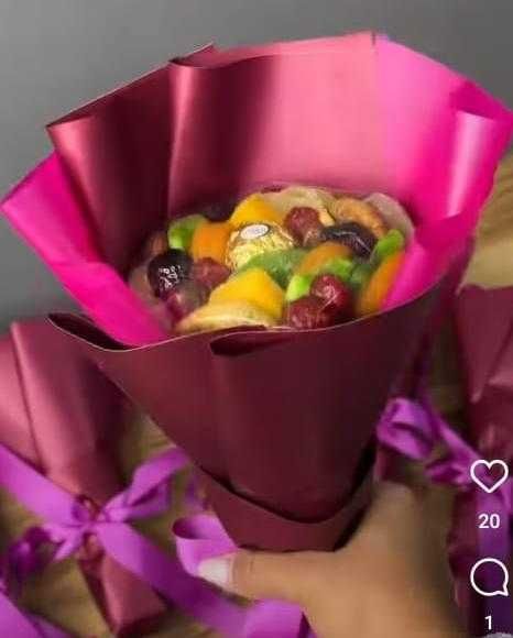 Подарки для учителей из сухафруктов и шоколад