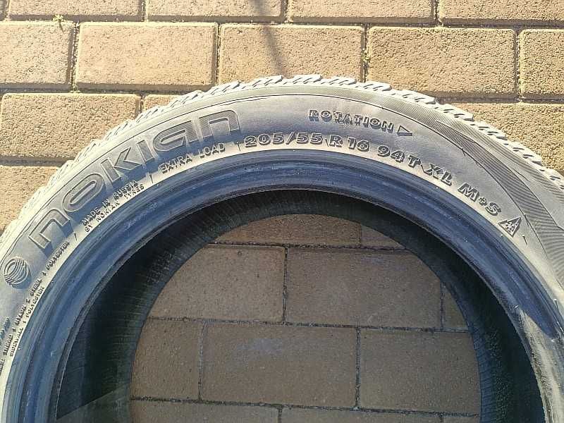 Шины 205/55 R16 - "Nokian Hakkapeliitta-4" (Россия), зимние.