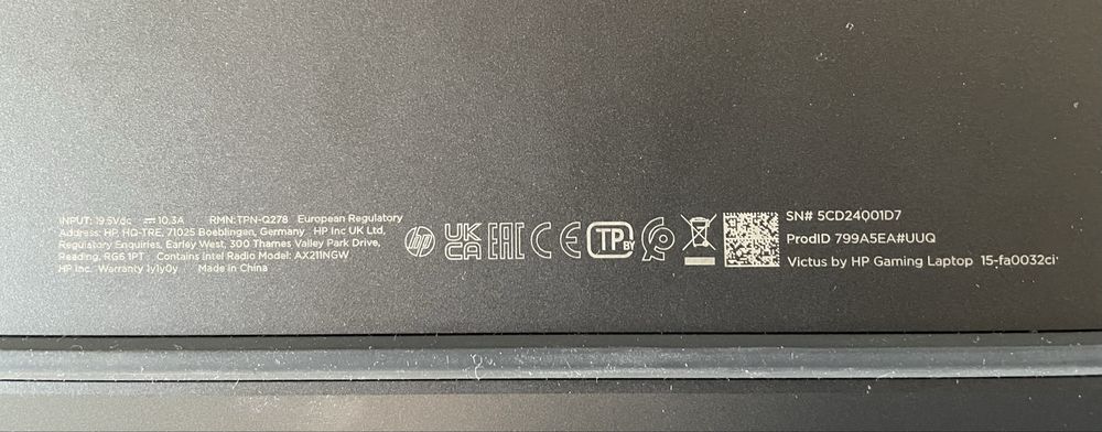Игровой Ноутбук HP Victus 15