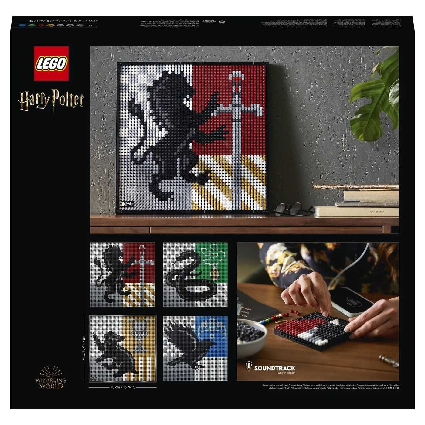 LEGO 31201 ART Harry Potter Hogwarts Crests