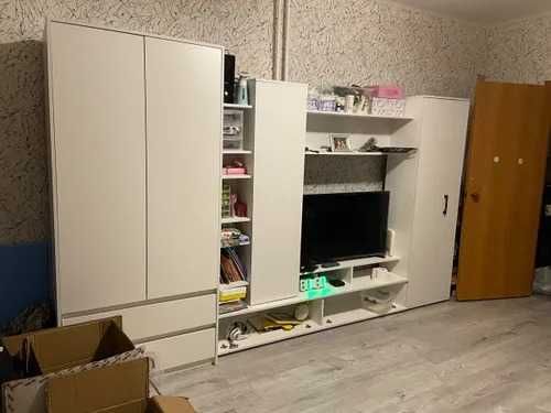 Стенка для гостиной Дакота Белый ясень