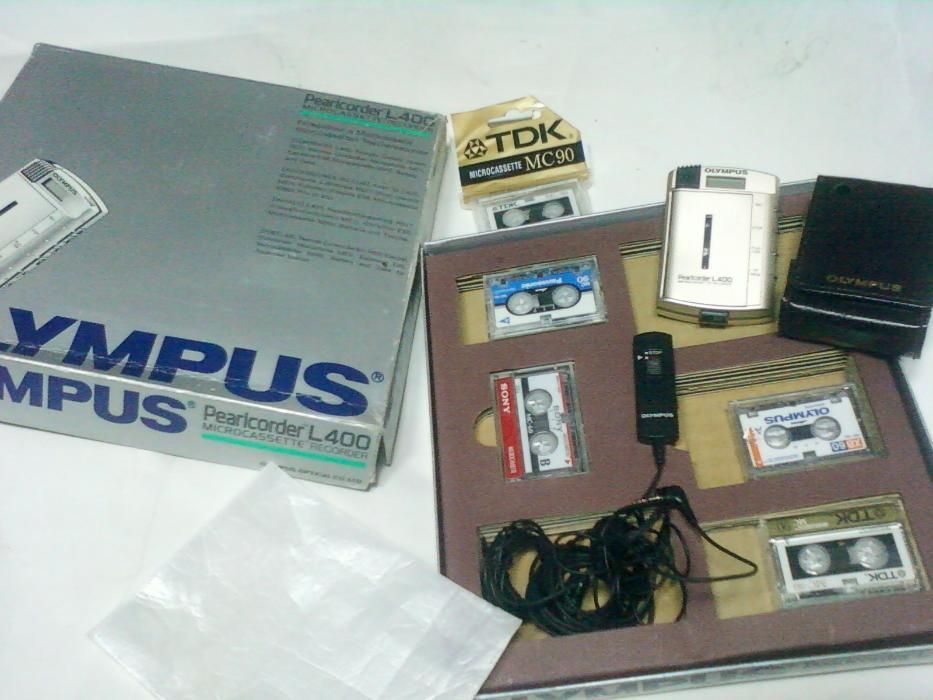 Мини диктофон Olympus Pearlcorder L400 Japan - Япония Оригинал 1985год
