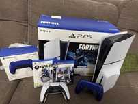 (PS5) SonyPlaystation 5 slim (два джойстика) на Гарантии UFC FIFA
