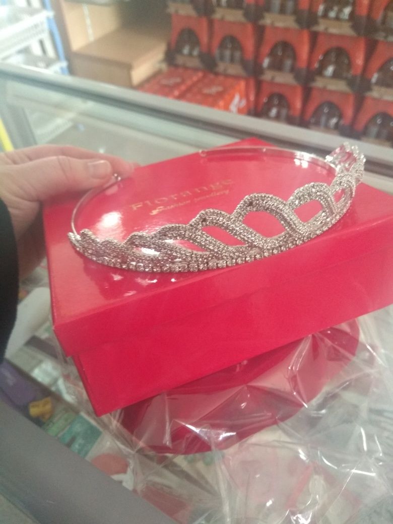 Продам серьги, диадему