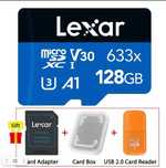 Карта памяти  Samsung  Micro SD, класс 10,128 ГБ,