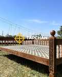 Бюджетные деревянные топчаны и беседки для отдыха 70T