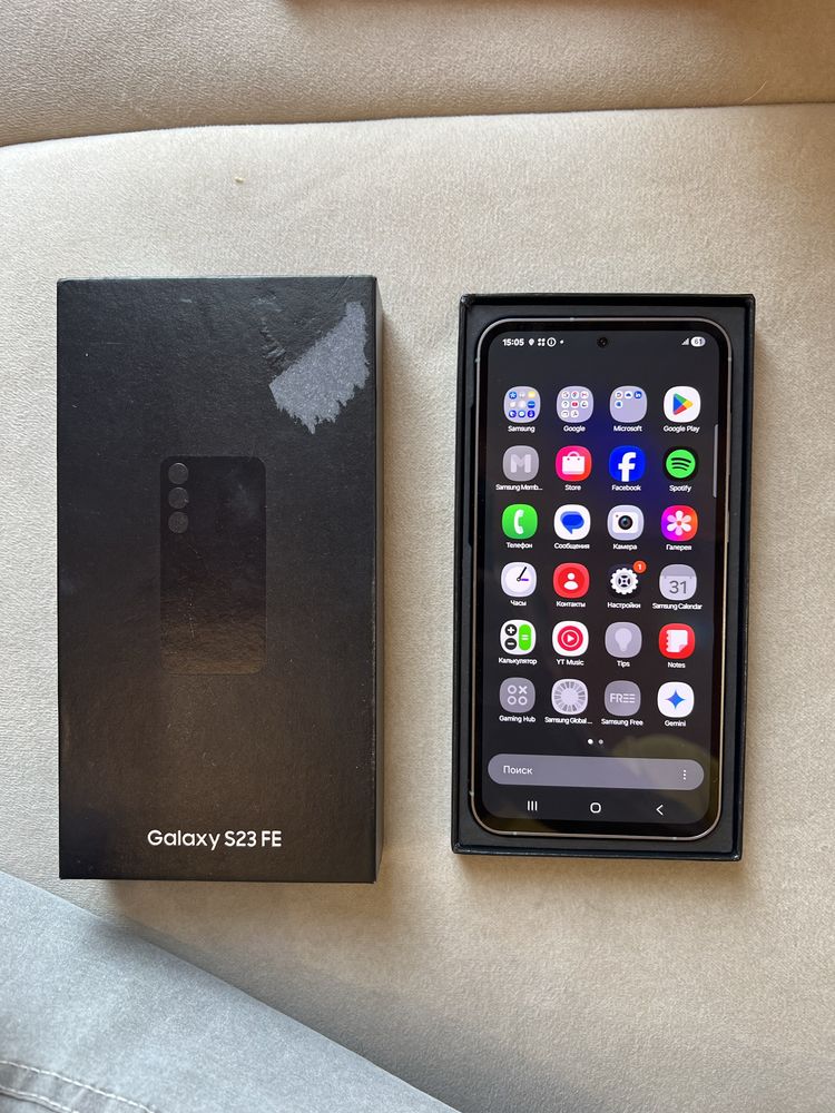 SAMSUNG S23 FE 256 GB, в в идеальном состоянии, без ремонта
