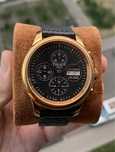 Мужские часы Valjoux 7750 Tissot Le Locle Automatic Chronograph Black