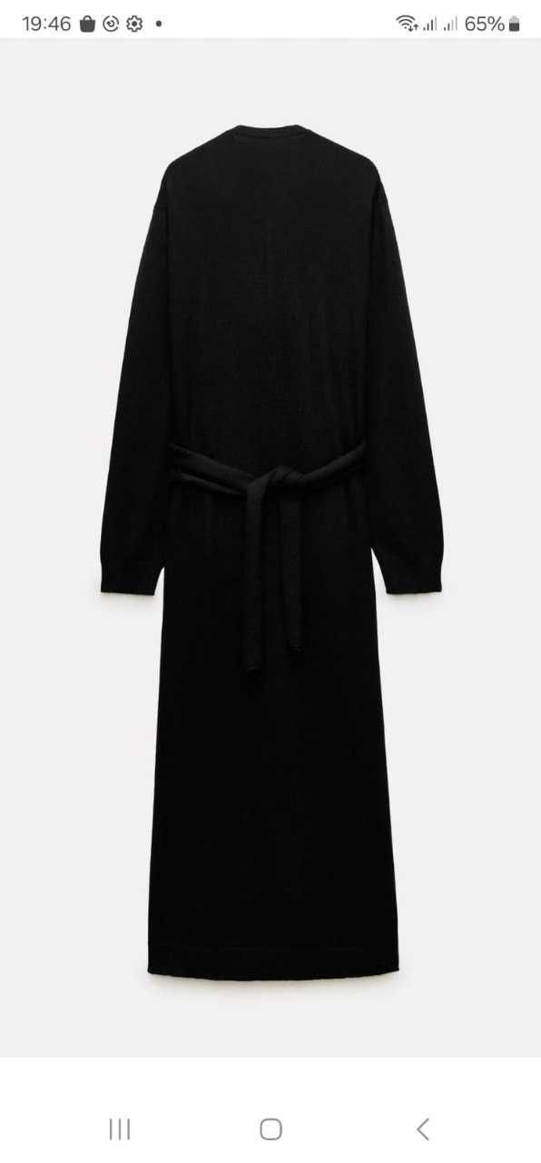 Платье ZARA из 100% кашемира