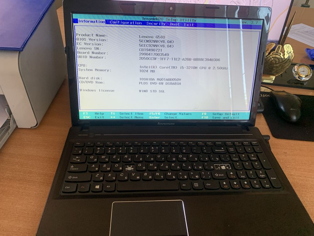 Ноутбук Lenova g580 писать на вацап