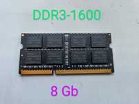 Оперативка 8 Гб ddr3 (ноутбучная)