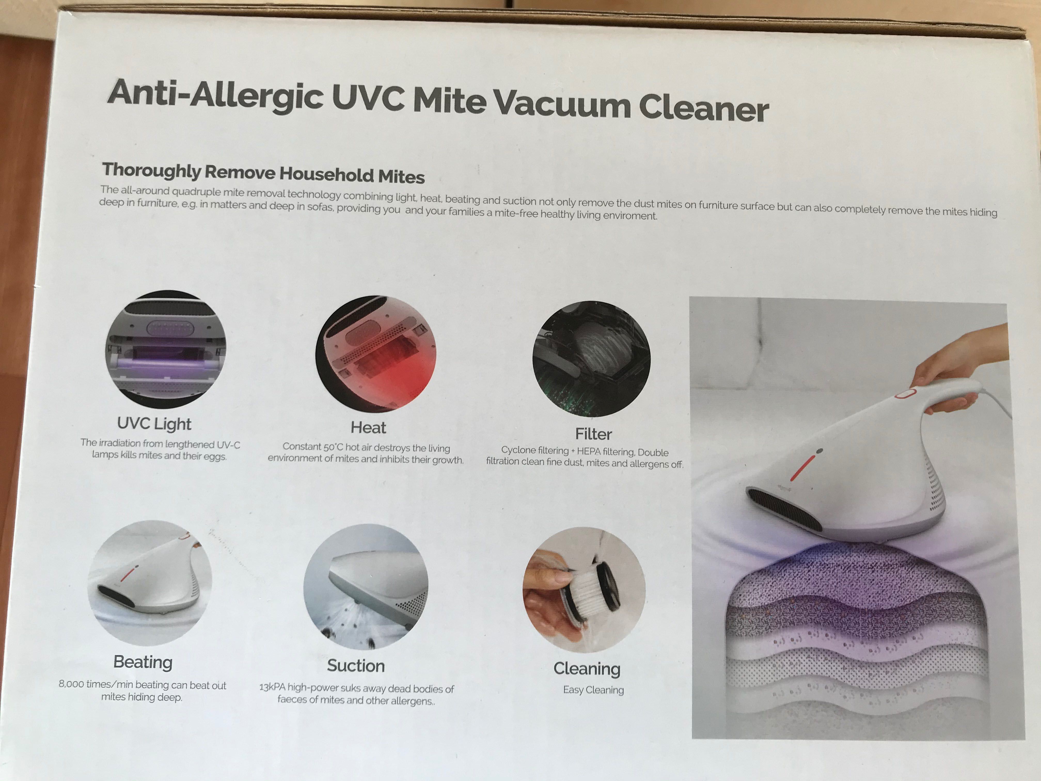 Пылесос от клещей Xiaomi Deerma UVC Mite Vacuum Cleaner