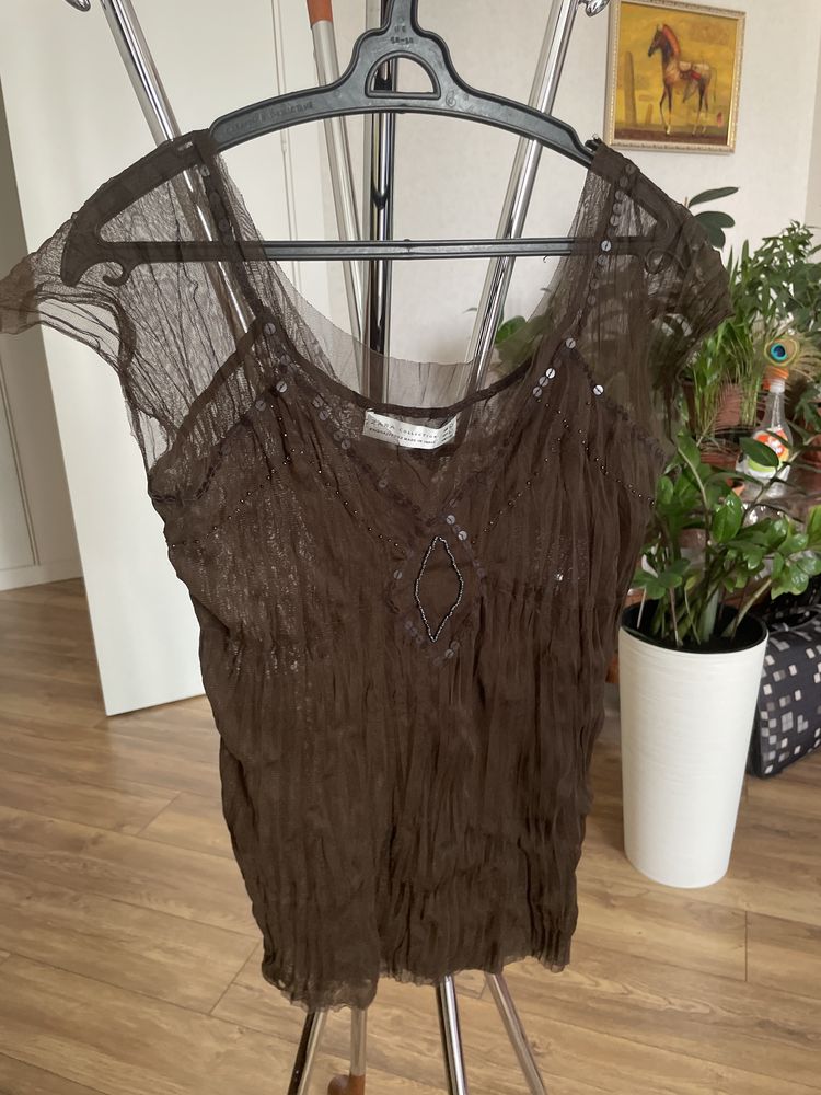 Топ винтажный Y2k от Zara Collection