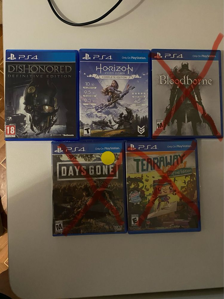 Продам игры на PS5/PS4