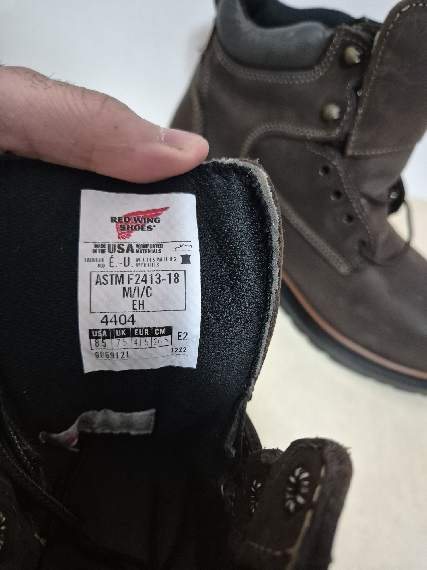 Зимняя спец обувь red wings
