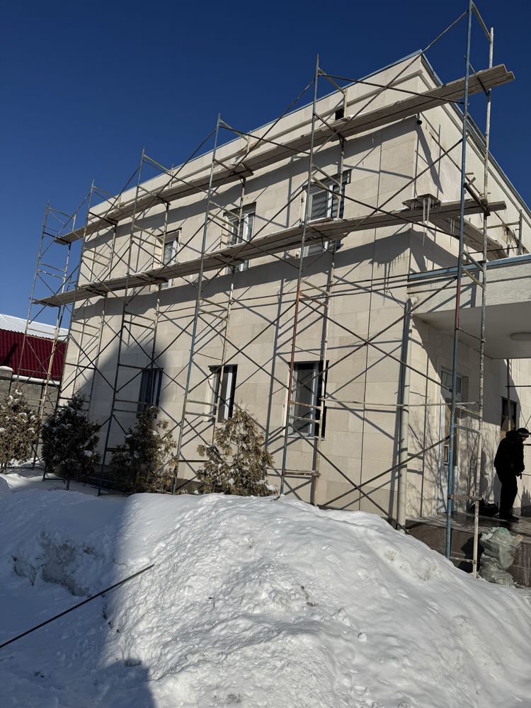 Леса строительные, леса на колесах с доставкой