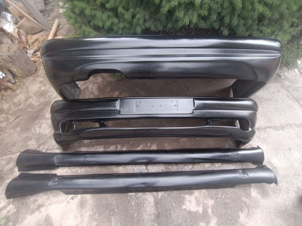 Бампер и порог на W124 W210 накладка и обвесы
