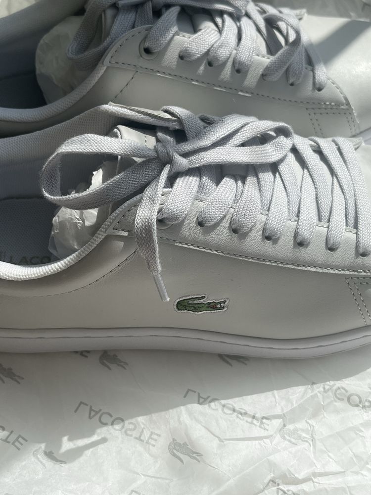 НОВЫЕ кожаные кеды Lacoste оригинал из США