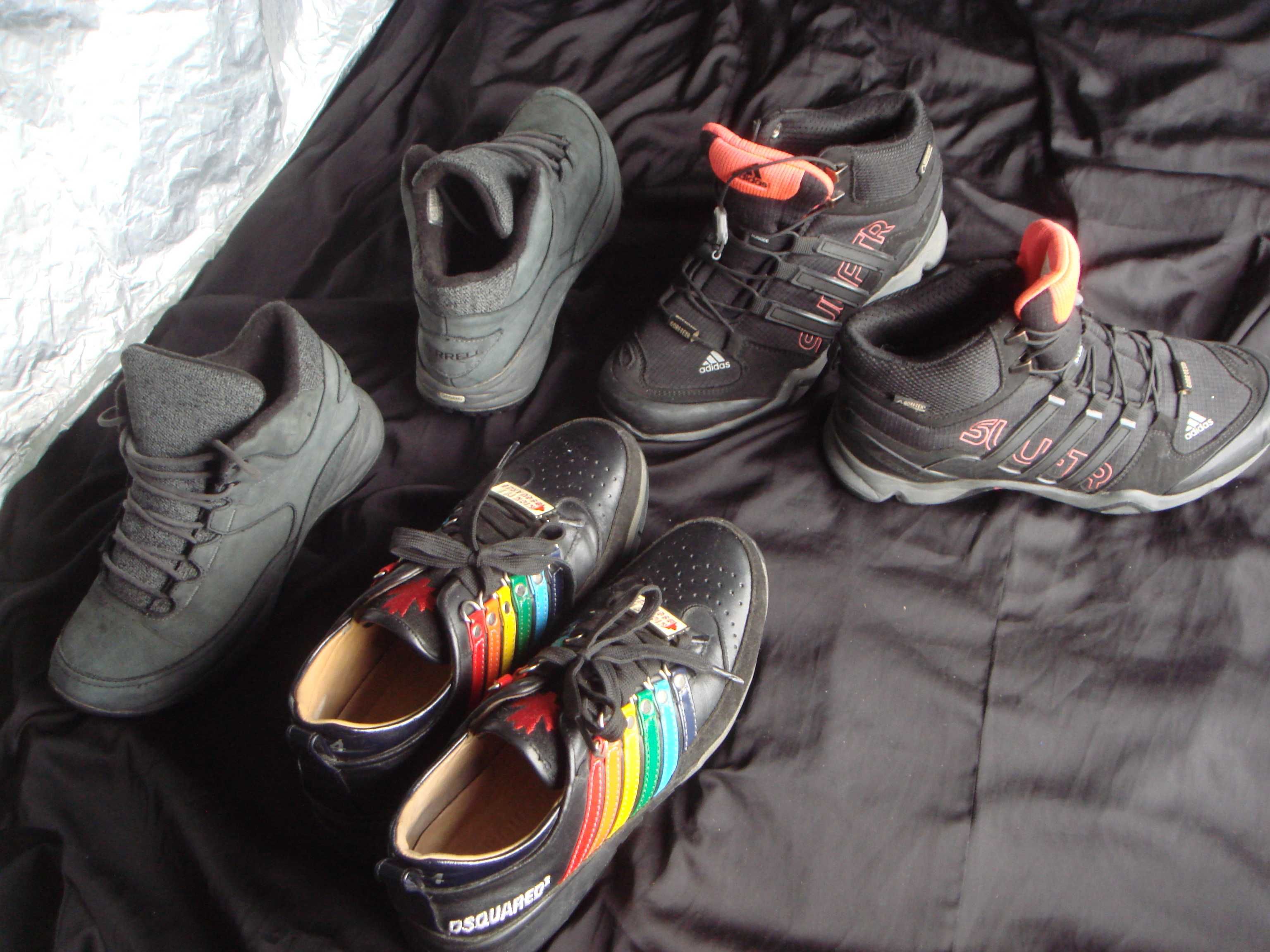 DSQUARED2's коллекционные Кожа  и Merrell и Adidas 37-38 р