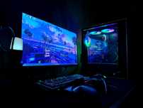 Мощный Игровой Компьютер с Монитором 180 герц Весь Комплект Переферии