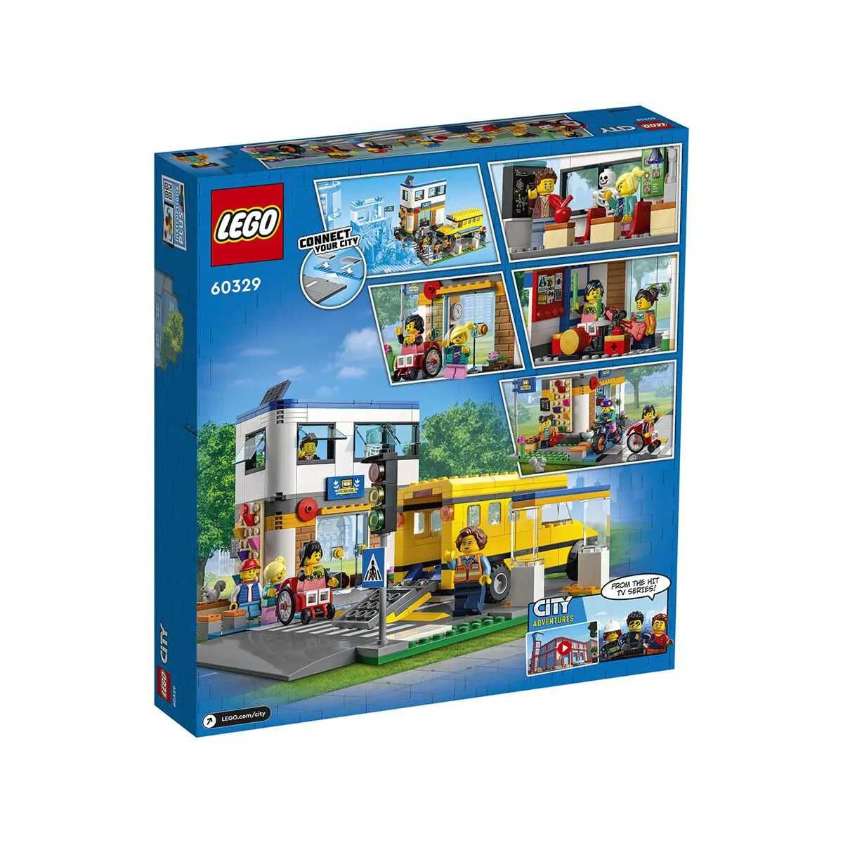 LEGO CITY день в школе 60329 Воздушная полиция арест парашютиста 60208