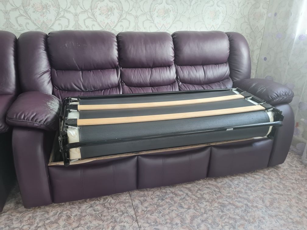 Диван раскладной + кресло