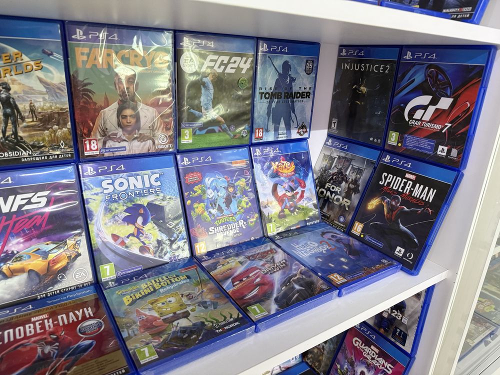 Игры для PlayStation 4 диски ps 4 пс 4 в оригинале много дисков