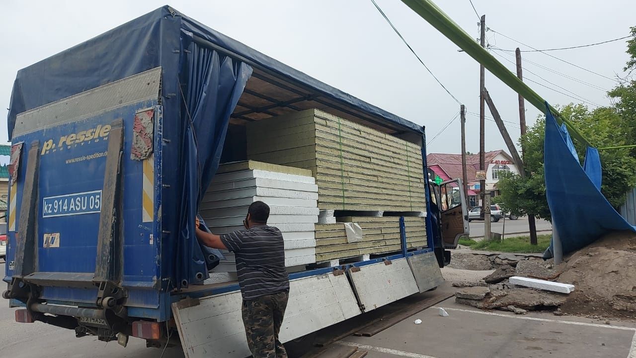 Грузоперевозки доставка, рохля 5 -6 тонник с лопатой (гидробортом) гру
