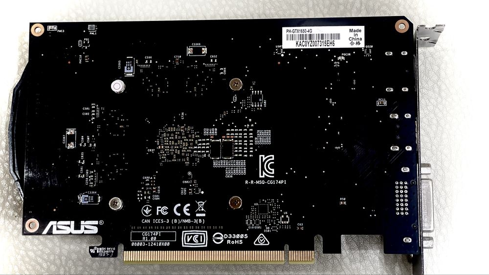 Видеокарта ASUS GeForce GTX 1650 ( 4 gb)