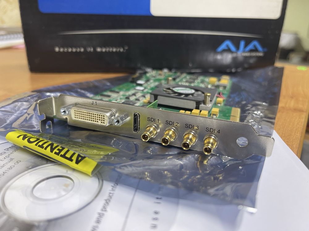 Продам карту захвата и вывода Pci AJA Kona-3G