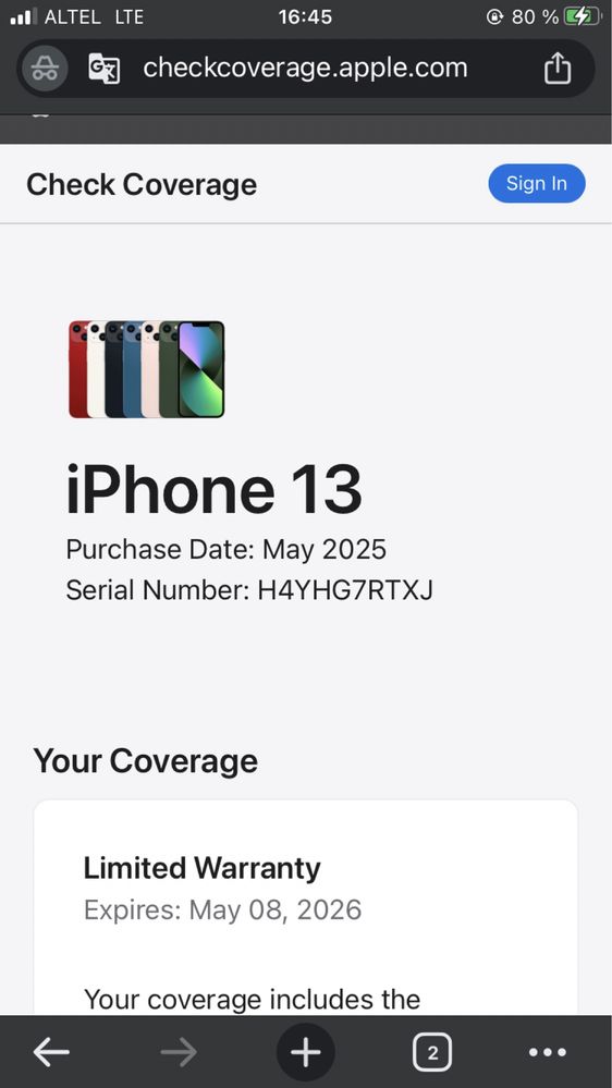iPhone 13 128gb Новый, без комплекта