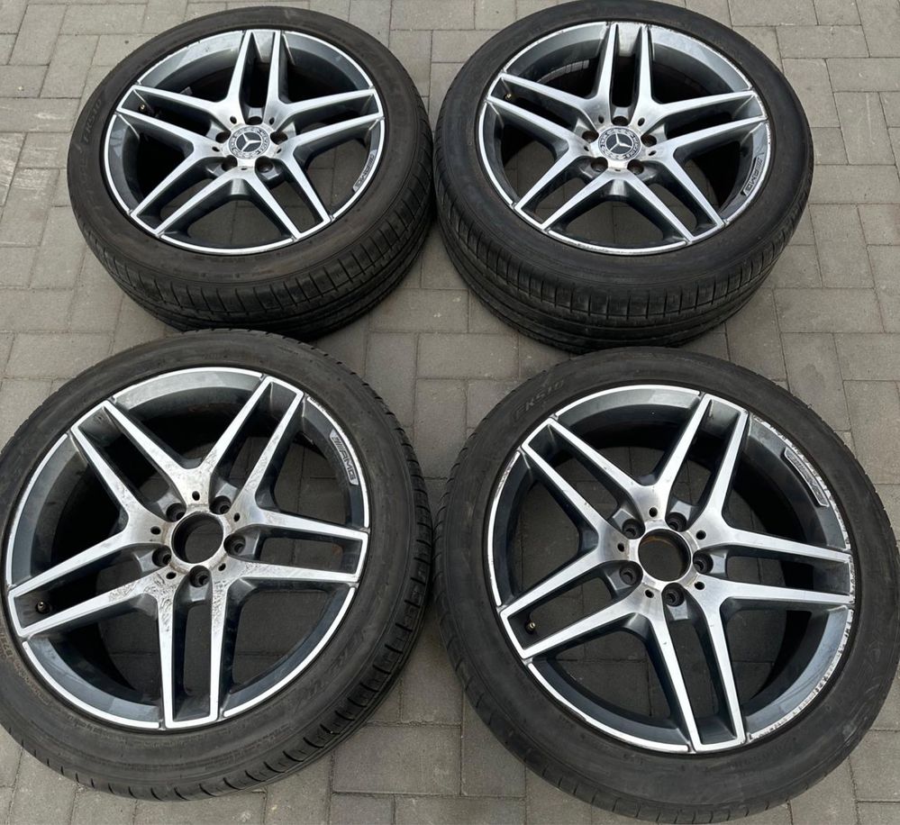 Оригинальные диски R19 от W222 с летней резиной