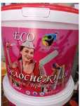 Краска акриловая ECO Белоснежная 25 кг, белый (LEader paint)