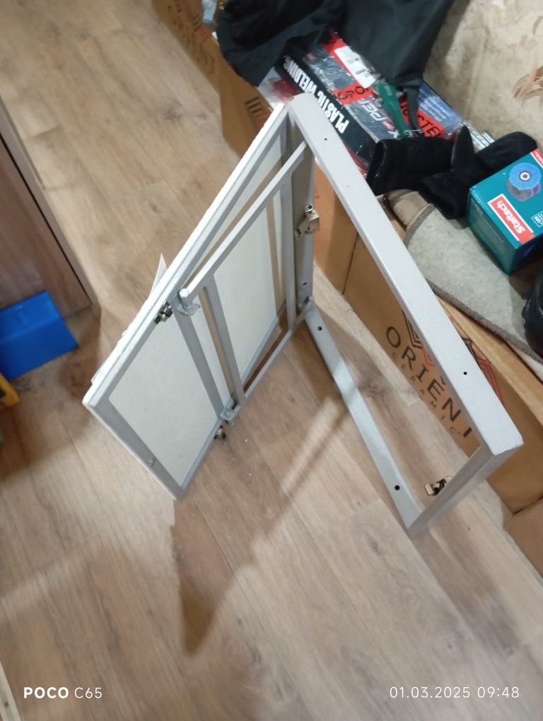Скрытый нажимной люк под кафель. 60*60