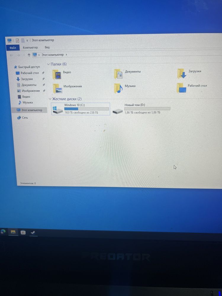 Продается ноутбук Acer Predator Helios 500