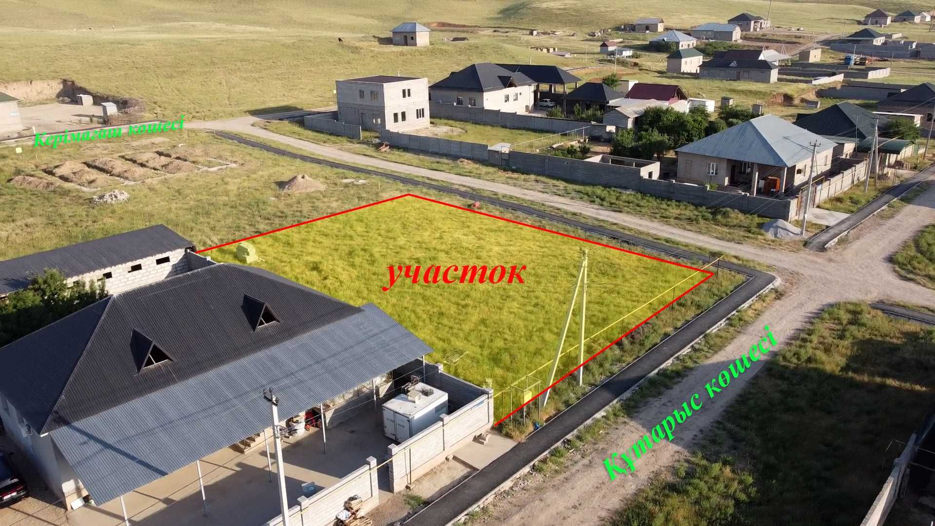 мкр Құлагер (Арғымақ) Құтарыс көшесі, Угл. участок, уч №125 - 10 соток
