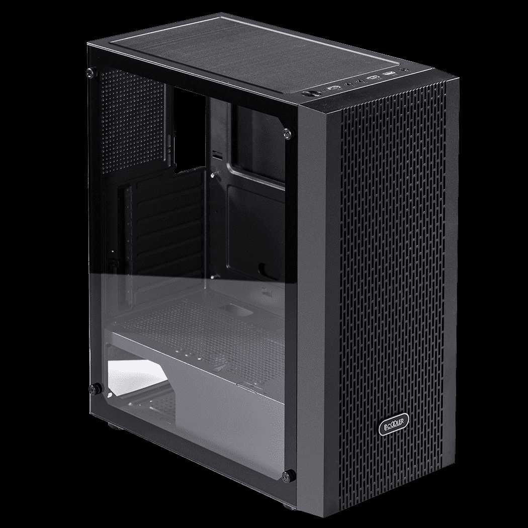 Корпус PCCooler MA100 MESH BK, Midi Tower, Черный/Белый / Рассрочка